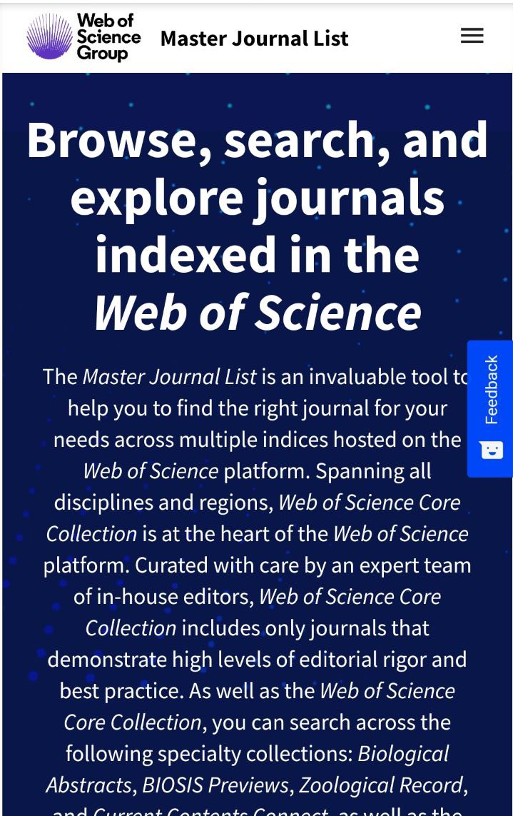 طيب كذا خلصنا من بوبميد الحين آخر حل في بعض المجلات اللي هو ويب اوف ساينس ندخل الرابط التالي  https://mjl.clarivate.com/journal-profile&nbsp;طبعا نحتاج نسوي حساب ونسجل دخول عشان تطلع لنا صفحه البحث