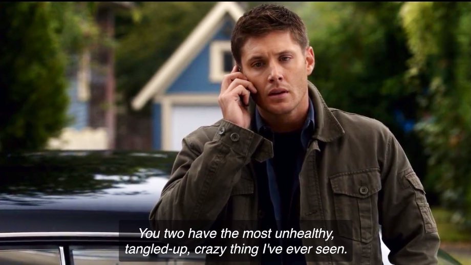 lisa basically telling dean she can’t be with him as long as sam is in his life