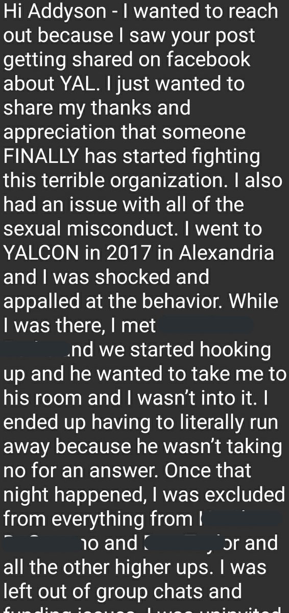 Dm shared with permission #YALtoo