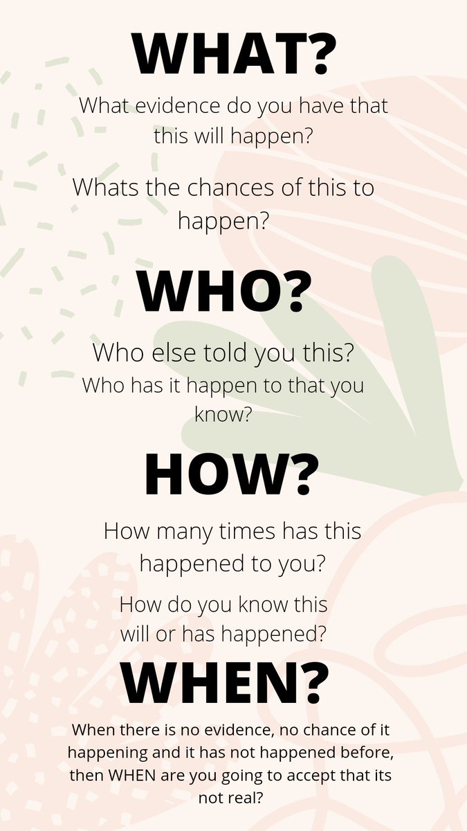 choughton52's tweet photo. Just a little post I made for those suffering OCD and use these questions when in the moment #ocd #mentalhealth #COVID https://t.co/SS7UGopU6t