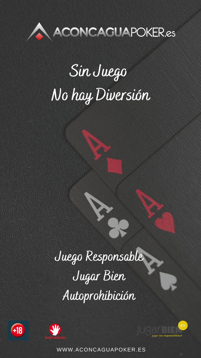 Te esperamos en nuestros perfiles : 

🔸Facebook 👍🏻 @aconcaguapokerspain

🔸Instagram 📷 aconcaguajuegos_sa

🔸LinkedIn Aconcagua Juegos S.A

#juegoresponsable #jugarbien #poker #pokertrue #pokertime  #sundayvibes