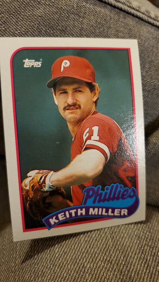 There were two Keith Millers in the National League East in 1989. This is not the one.