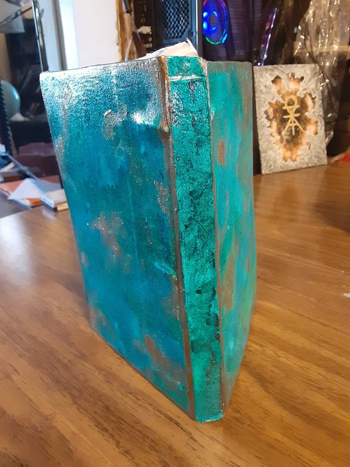 So the $100 vote mentions a hand made book. This is what I mean: I make them myself~ Page folding, sewing