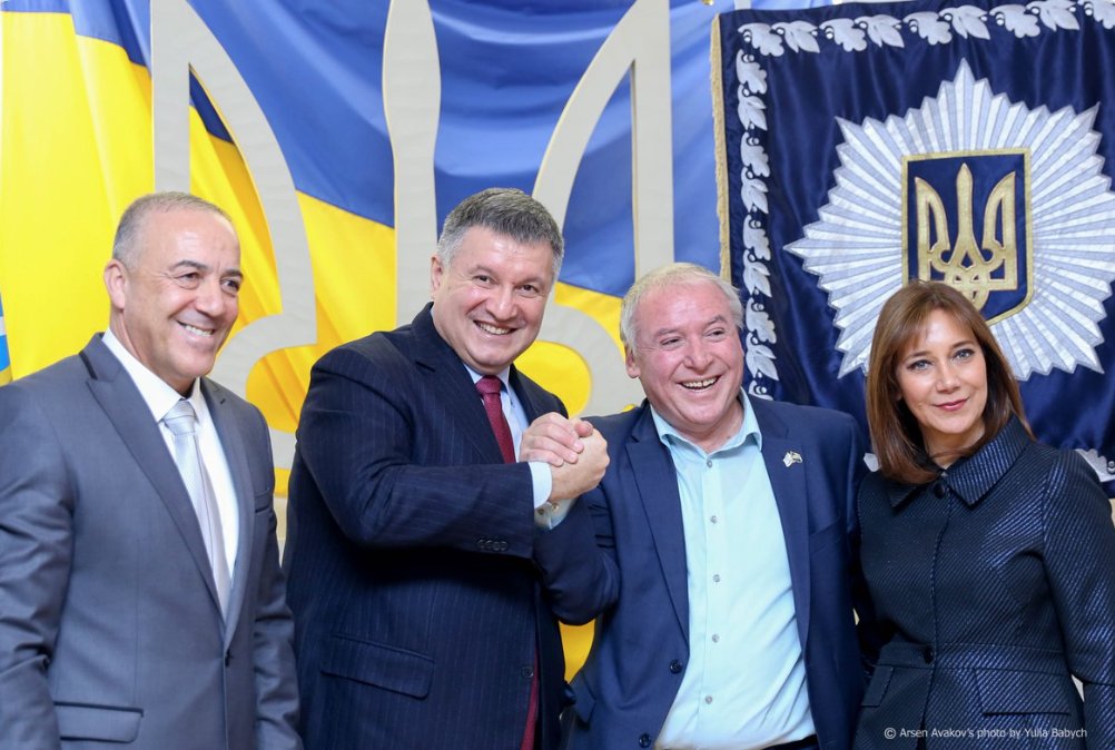 Ukrainian Neo-Nazi militias and battalions in the Ukrainian army have also received training from Israel, of course. Here is neo-nazi Andriy Blitzkey who led marches against Jewish Ukrainians meeting with the Chairman of the Knesset of Israel on Domestic Policy