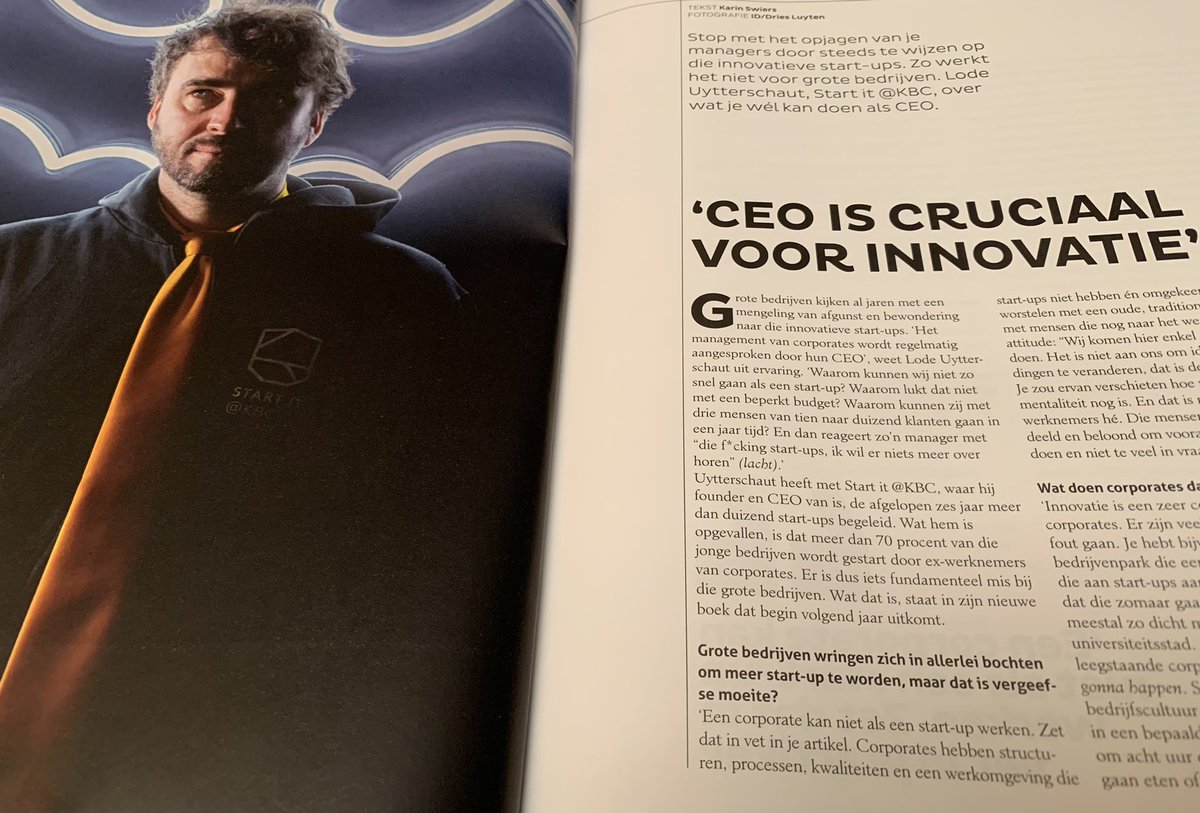 Mark Andries (@andriesmark) on Twitter photo “Ik geloof echt dat het intrapreneurship meer en meer gaat toenemen binnen bedrijven. Bedrijven zullen uit noodzaak, door de digitalisering en crisissen als corona, meer en sneller moeten innoveren” (<a href="/LUytterschaut/">lode uytterschaut</a> <a href="/startitkbc/">Start it @KBC</a> in Management Team) “Ik geloof echt dat het intrapreneurship meer en meer gaat toenemen binnen bedrijven. Bedrijven zullen uit noodzaak, door de digitalisering en crisissen als corona, meer en sneller moeten innoveren” (<a href="/LUytterschaut/">lode uytterschaut</a> <a href="/startitkbc/">Start it @KBC</a> in Management Team)