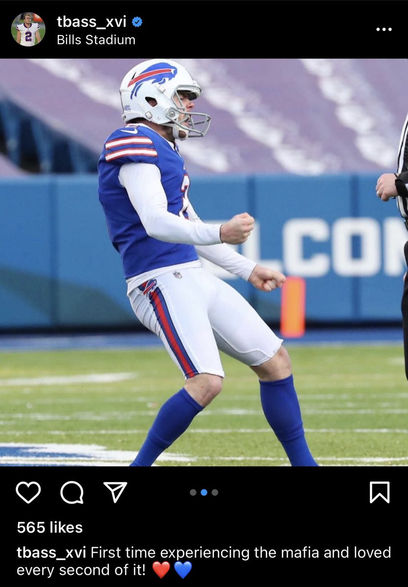 Tyler Bass appears to have enjoyed playing in front of the #BillsMafia