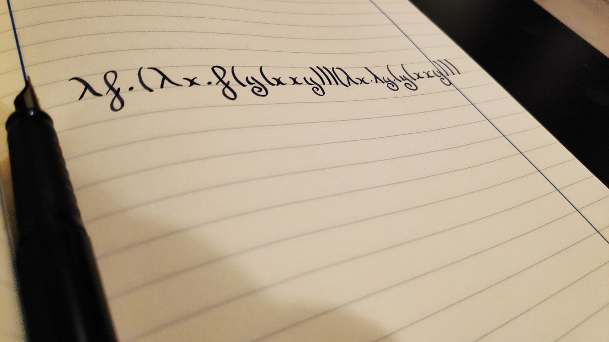 HecateQalam's tweet image. 2021 starting with the Y combinator #Penmanship #Combinators #LambaCalculus