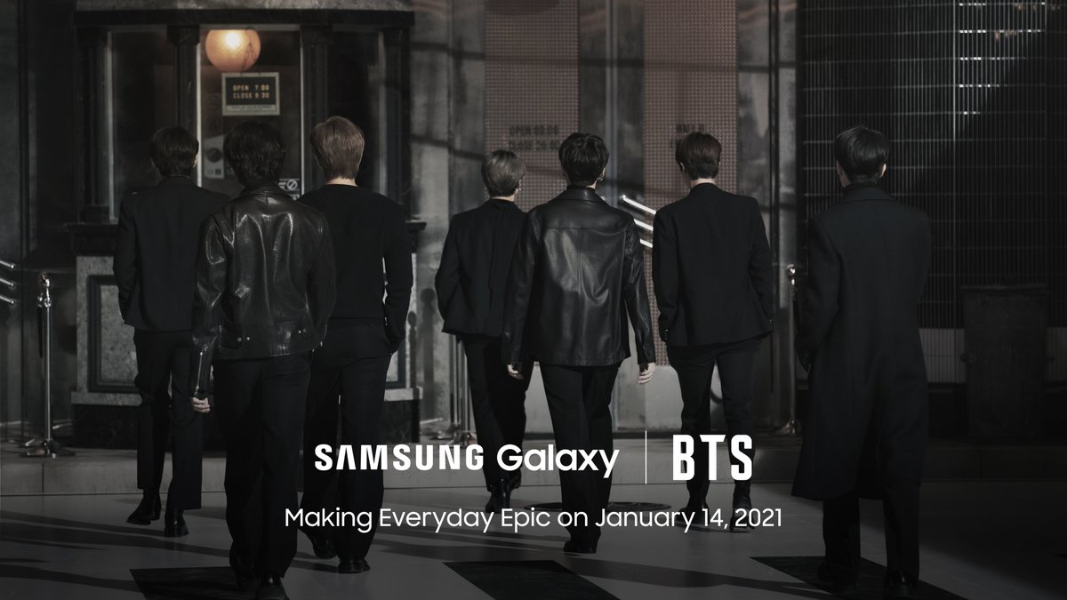 What can we say? It’s gonna be epic. 😉 Tune in to #SamsungUnpacked, January 14, at samsung.com #GalaxyxBTS