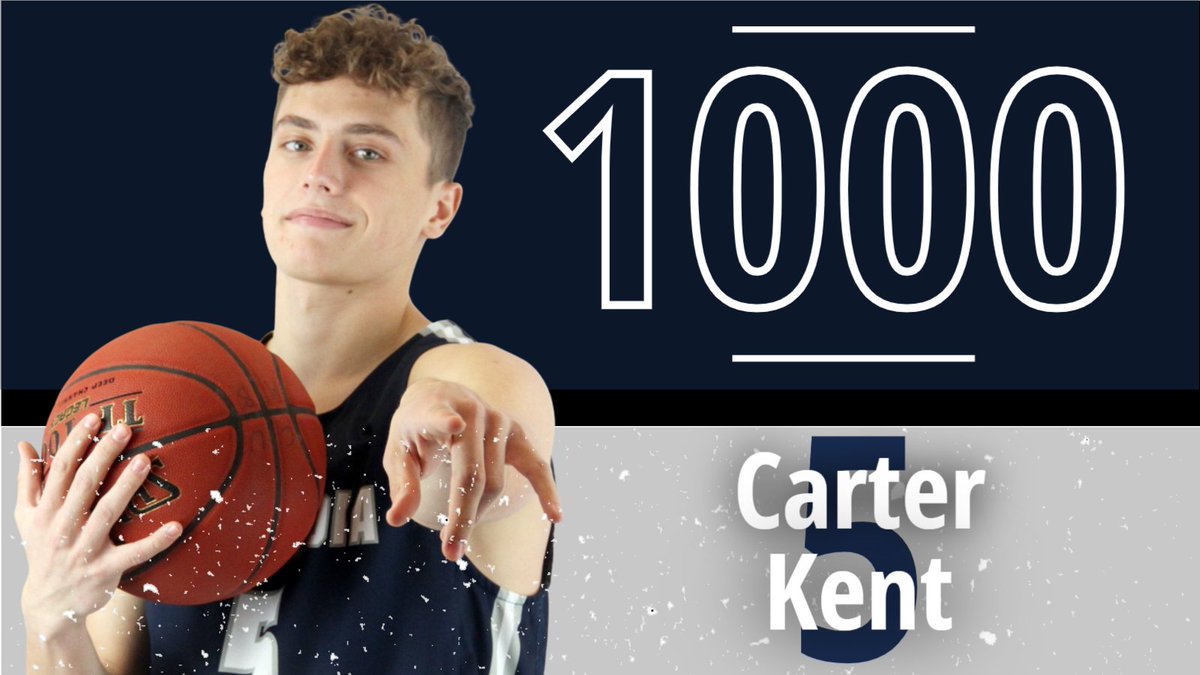 Congrats to <a href="/cjkent12/">Carter Kent</a> on becoming the 32nd player in <a href="/CUNEmbb/">Concordia-NE Men’s Basketball</a> history to reach 1,000 career points!