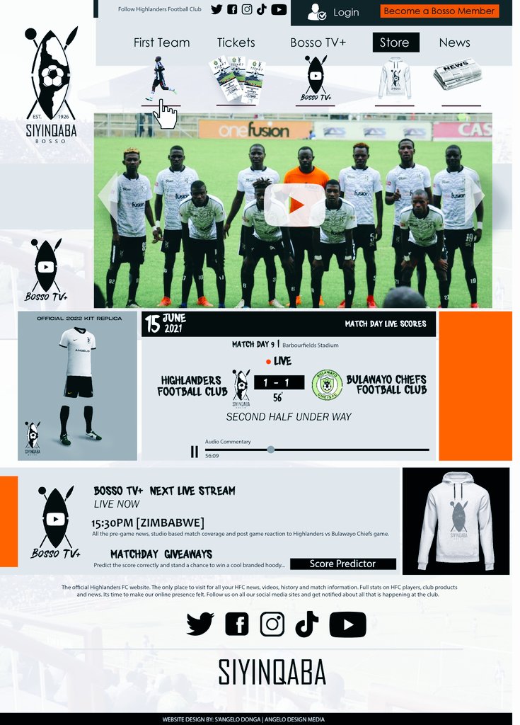 sangelodonga's tweet photo. Logo Redesign, Website Redesign...just how i dream my club to be...Please Retweet my hustle ... #Bosso #highlander @Highlandersfc1 @BulawayoChiefs @CHICKENINNFC1 @Dynamosfczw @online_zifa @Gab_nyoni27 @NduGumz @CurateByo @CurateGwanda @CurateZhwane @curatematland @CurateZim https://t.co/Kh2WsTuHXG