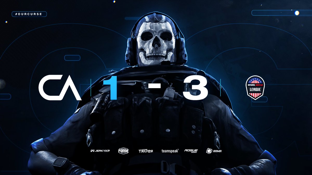 TIROMilitia's tweet photo. [#CursedCOD]

We lose to 'Carnage Academy'  1-3.

GGs everyone. 

#OurCurse💀 https://t.co/f5kbgQzUGC