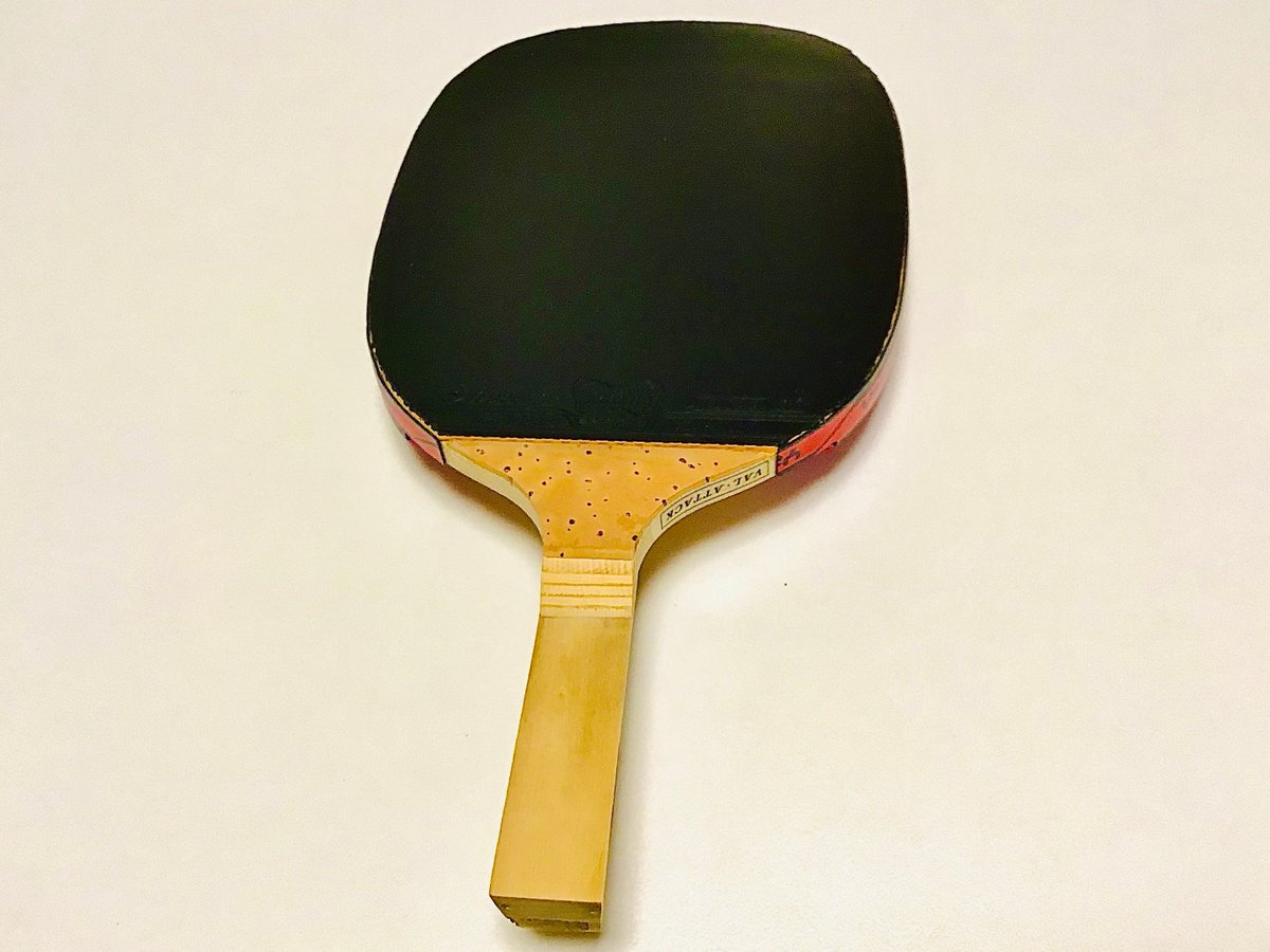 Esk ちなみにカセグリップは裏面のコルクを一部剥がしています 参考にしたのは勿論 チャパリータさんの動画です 卓球 アームストロング カセグリップ バルアタック 日ペン ラケット加工 ラケット改造 ペンホルダー T Co Syj4u2v0vj