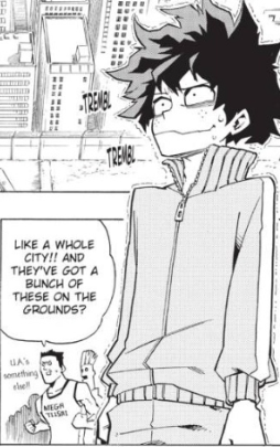 Deku started as somebody with no confidence, didn't feel like he deserved his spot, felt like he had to be All Might every step of the way. His initial desire of being a hero was to save everyone with a smile.