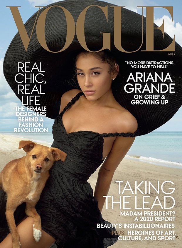 And who can forget the Ariana Grande Vogue cover. I for one have been trying.