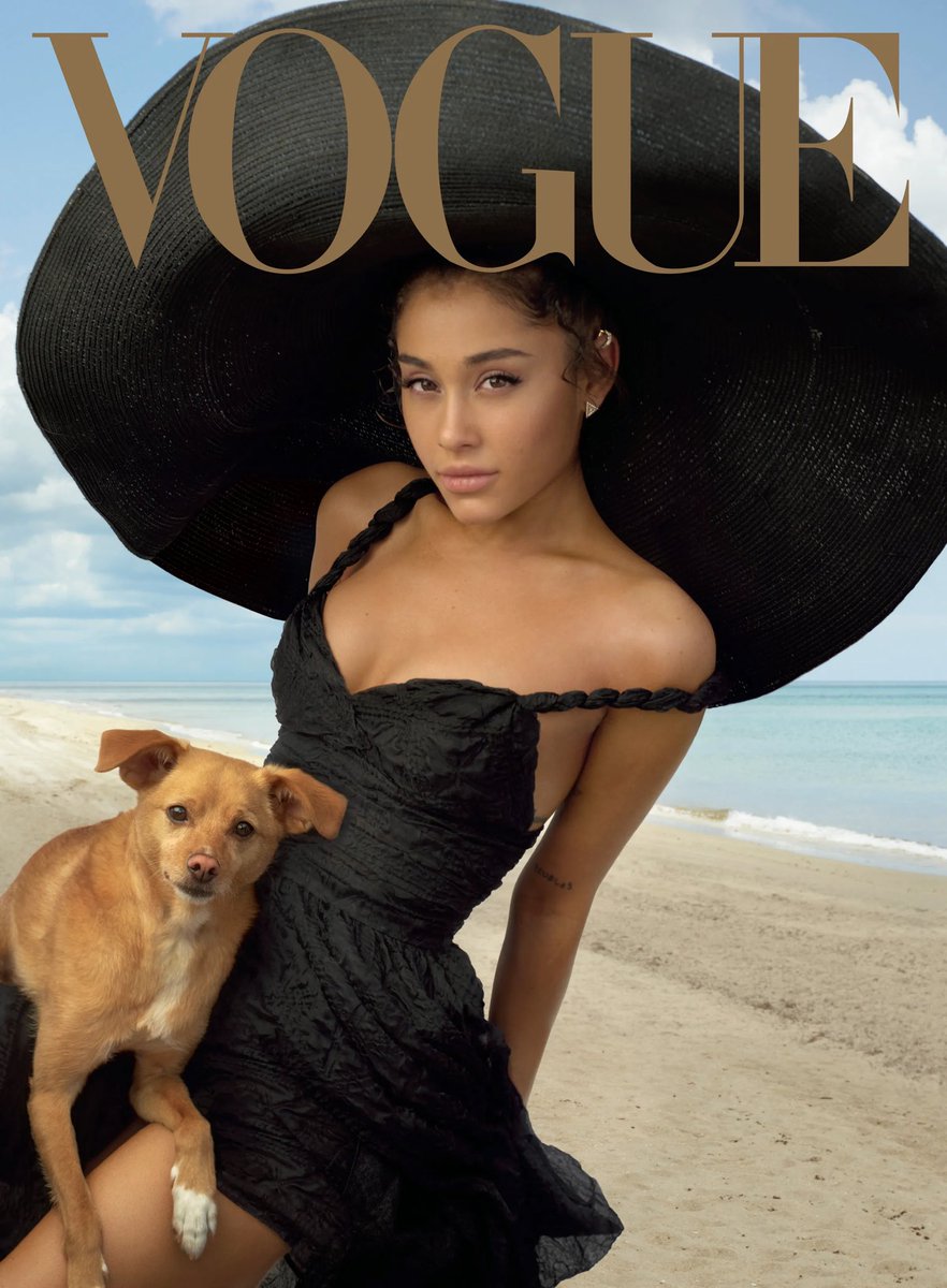 And who can forget the Ariana Grande Vogue cover. I for one have been trying.