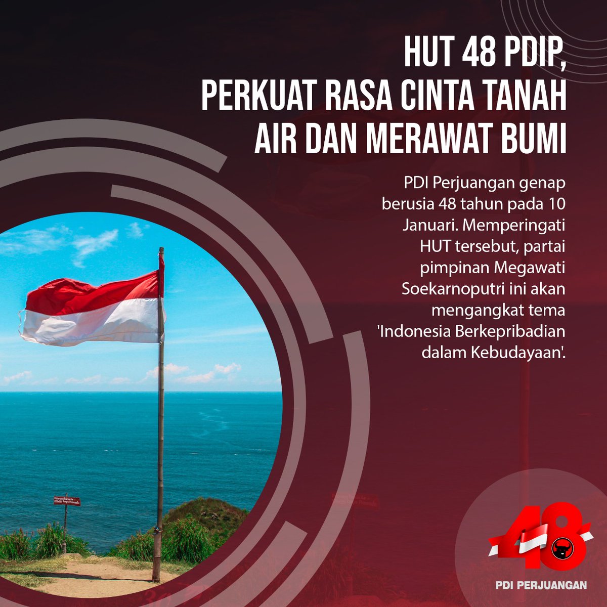ROXX77X's tweet photo. Selamat ulang tahun🎂🎁🎉👑🤘🏻 PDI-P @PDI_Perjuangan @DPR_RI
@puan_centre @jokowi
#48HUTPDIPerjuangan
#48HUTPDIPerjuangan 
👍🏻🇮🇩 https://t.co/KxPnbBmqNX