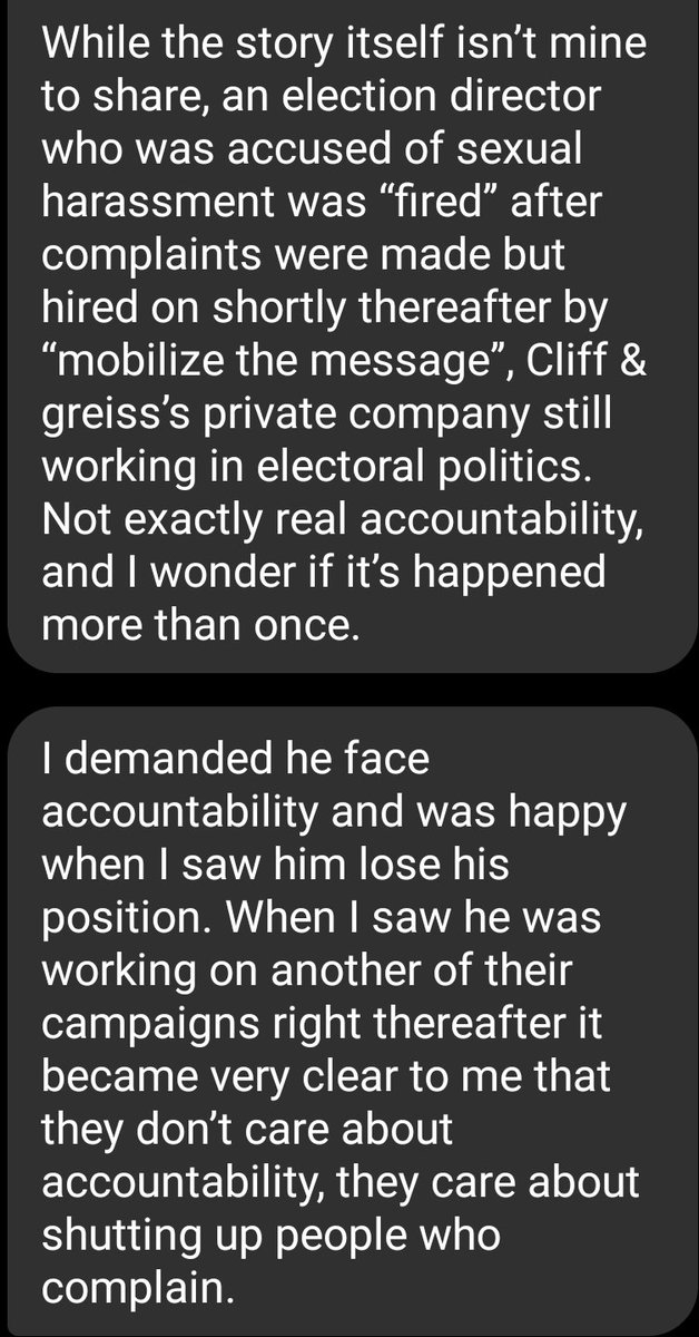 DM shared with permission #YALtoo