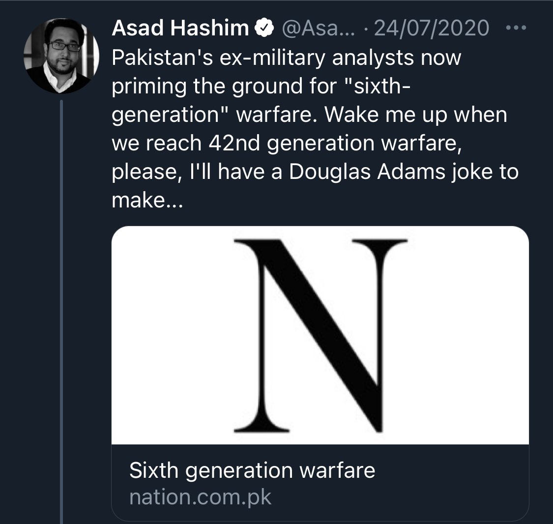 The College of Information and Cyberspace known as the "Cyber War College," at USA’s National Defense University, located on historic Fort McNair in US capital Washington DC, hosted their 7th annual Cyber Beacon Conference last month.Thread:For 5th Gen Warfare deniers:/1