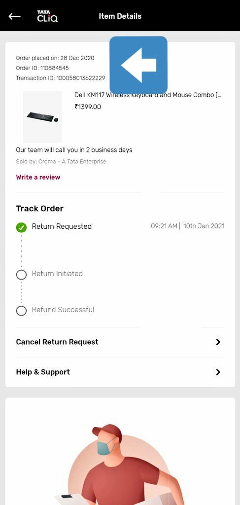 naradnerus's tweet photo. @TataCLiQCare @TataCLiQ
Worst e commerce app ever, 
Ordered Dell KM 714, but received KM 117.
Raised a complaint on this but they have changed in the app like I ordered KM117.

#delayeddelivery
#DisgustingBehaviour 
#poorcustomerservice 
#worstappever https://t.co/7Sy4btkZQh