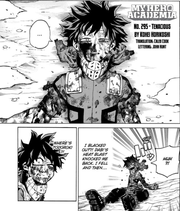Now current events, this recent arc is the make or break for Deku's character. People were worried about him despite the opposite being his goal. He failed to keep his promises and destroyed his body, and his hero motivation extended to destroying AFO. The sky is the limit here.