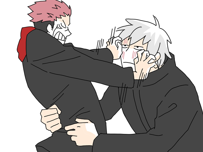 五宿でキス唾 A トレス 芦原のイラスト