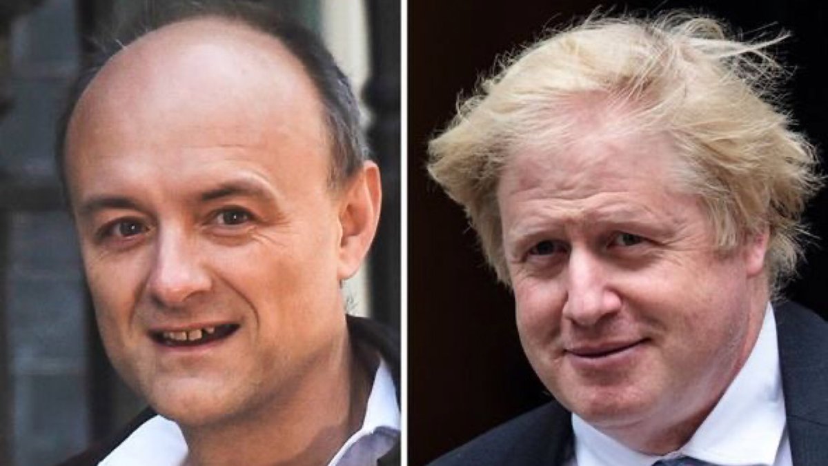 HEROES OF BREXIT Boris Johnson & Dominic CummingsHelped win the ReferendumCame back to win a massive majority to break Remain heartsGot Brexit Done by finally getting us outThey opened & closed the circle/376d