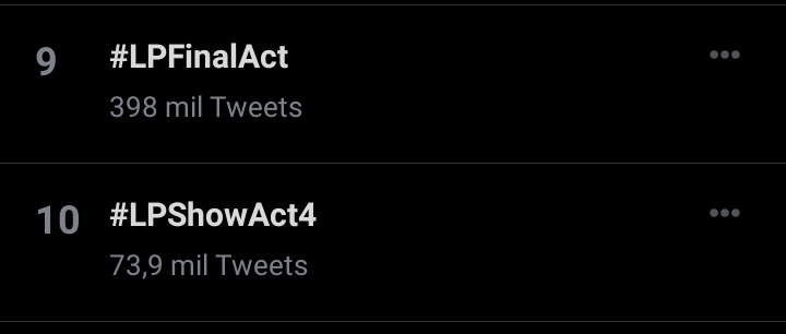 LiamPayneSV_'s tweet image. #LPFinalAct y #LPShowAct4 se encuentran entre las tendencias #9 y #10 en El Salvador 💜🇸🇻