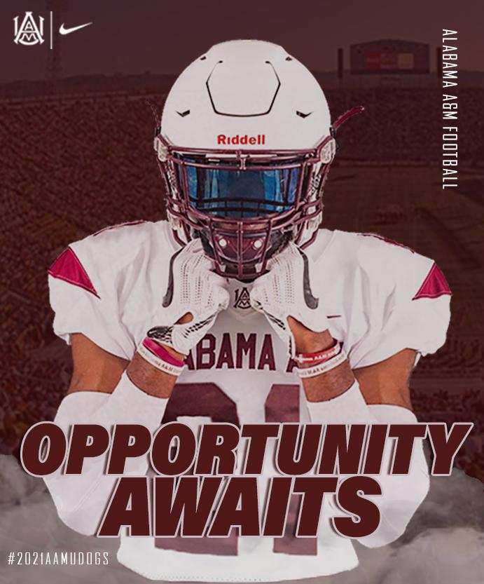 #AGTG Excited to announce that I have received a PWO offer to continue my athletic and academic career at Alabama A&amp;M University! Thank you to Coach Farrier for the amazing opportunity! Go Bulldogs!! 🔴⚪️ <a href="/CoachFredT/">Fred T. Farrier</a> @epgridiron915 <a href="/915Showcase/">Greater EP Football Showcase</a> <a href="/EPSports915/">Borderland Sports</a> <a href="/Prep1USA/">PREP1</a>