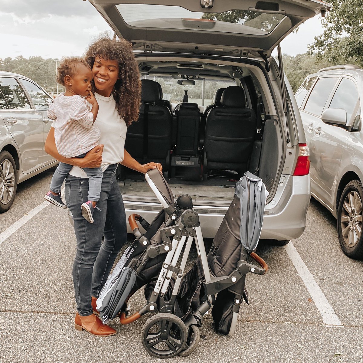 Mockingbird V Twitter On The Go Is The Way To Go Our Single To Double Stroller Can Easily Fold With One Or Two Toddler Seats It Can Even Fold With The Car Seat Adapter Attached Shown Here