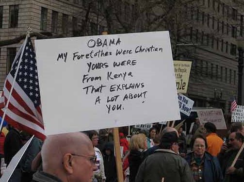 Some GOPers think normal returns after Trump.But "normal" was a time when pro-corporate capitalist Rs in suits pandered to white Christian nationalist grassroots (whom they looked down on). Those "rubes" made Trump POTUS. ( : 2010 Tea Party protest/Pargonâ on Flickr) 16/