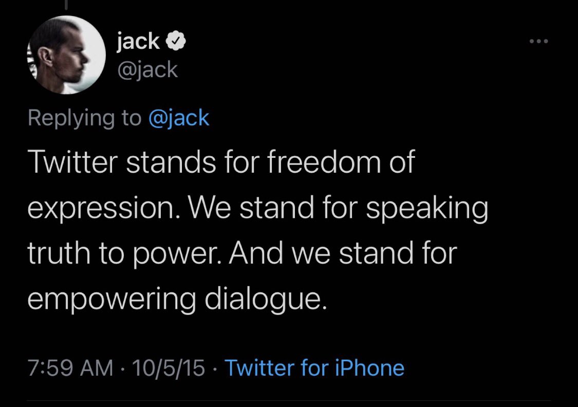 SaveDave_1's tweet image. Hey @jack ... Do you remember writing this you piece of shit? Fact check this! #BigTechCensorship #BigTechDictators #BigTechHypocrites