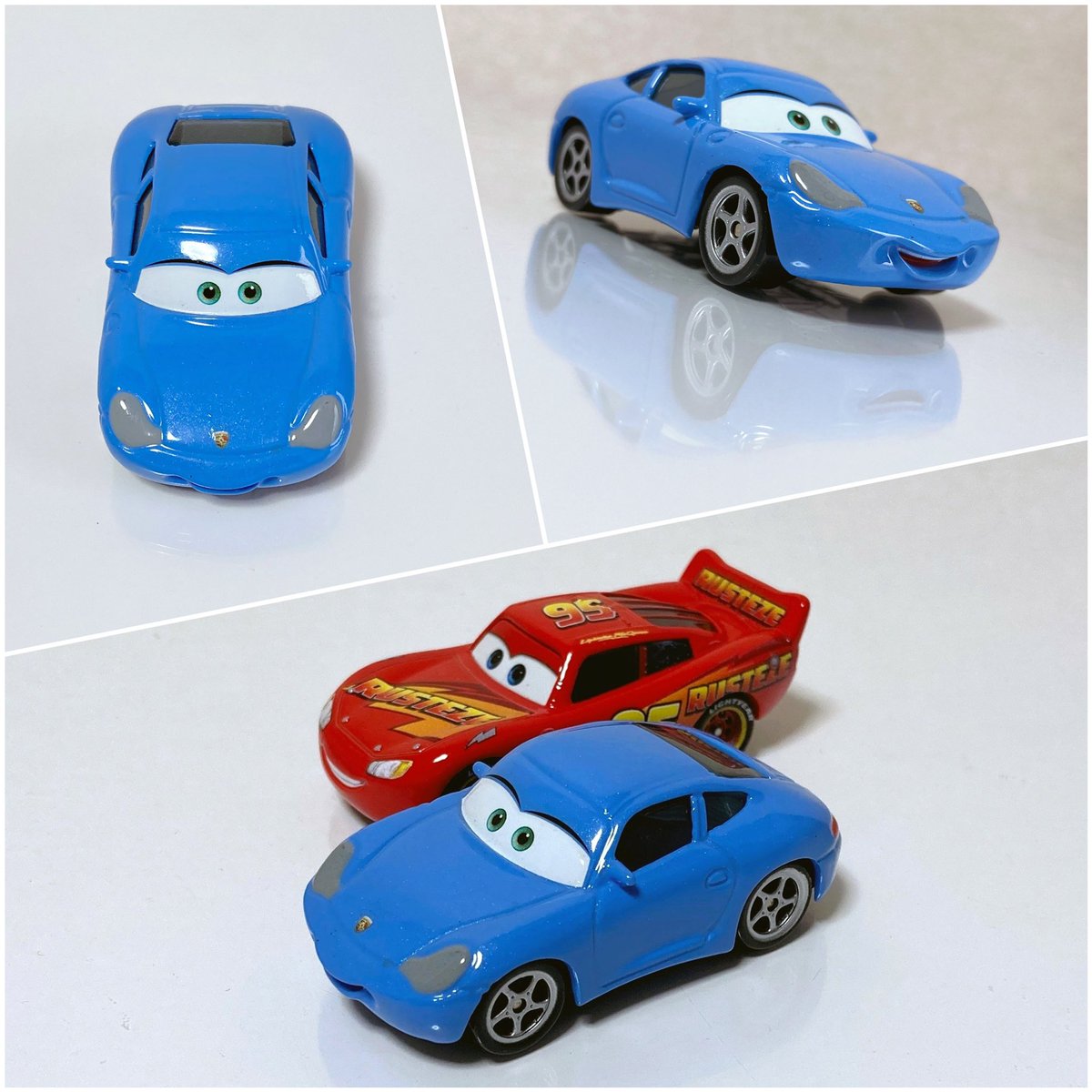マテルの『カーズ』シリーズからポルシェのサリー😊実物はもっと淡い