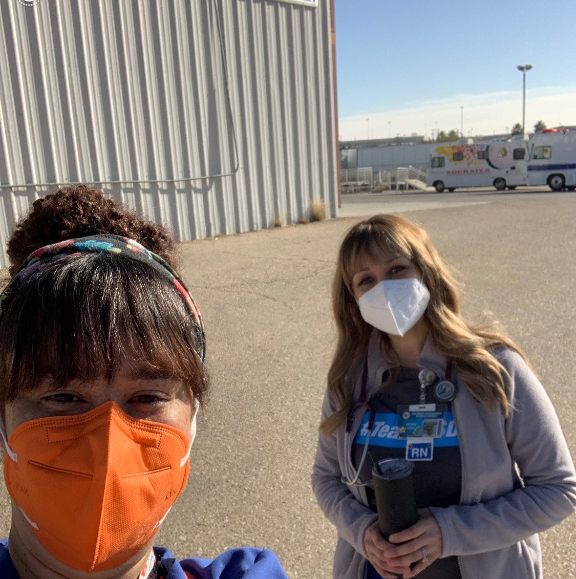 MRuedaRN's tweet photo. Today, @JVarela_AMS and I, had the opportunity to help monitor/observe the scheduled tier for COVID-19 vaccine π Thank you @immunizeelpaso for partnering up with #TeamSISD #KeepSISDSafe is OUR priority & we are extremely thankful ππΌ #EndlessOpportunities #SISDNurses @SISD_Nurses https://t.co/xCJwTI5ibE