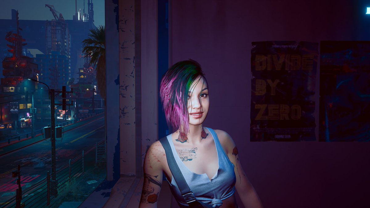 My portrait of the lovely Judy Alvarez!
#Shutterpunk2077