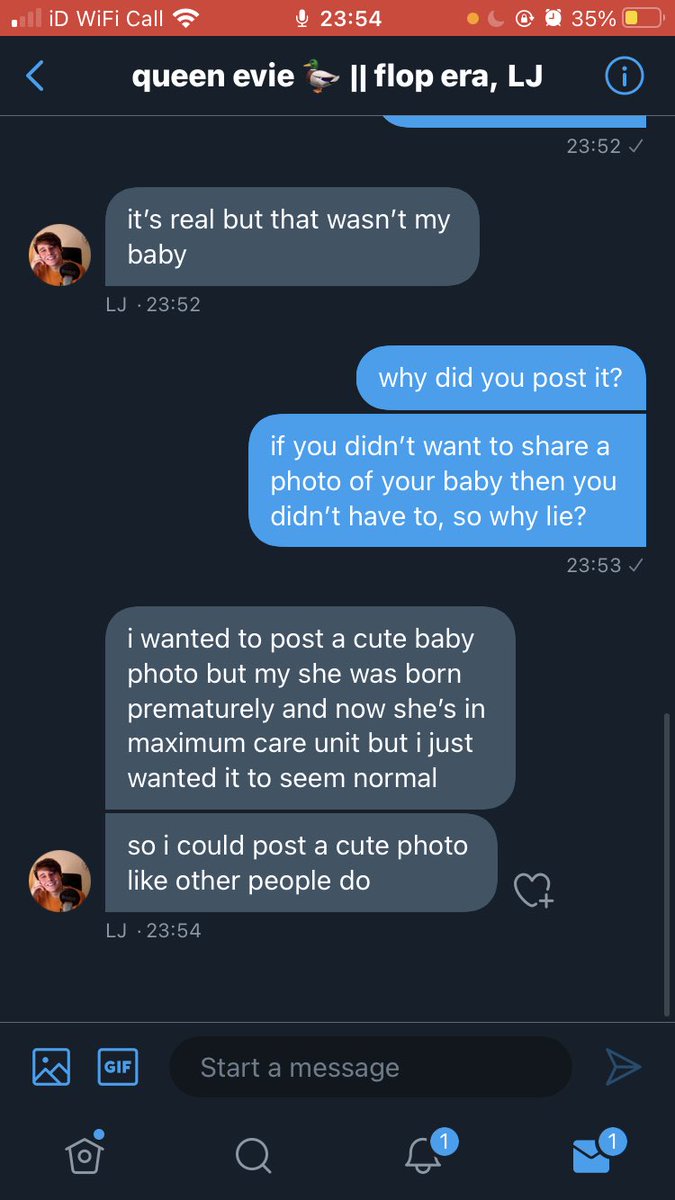 why did you block me after i asked questions about your pregnancy?(i apologised for asking after she said about the baby being premature,i asked her how long she was in labour for but got blocked)