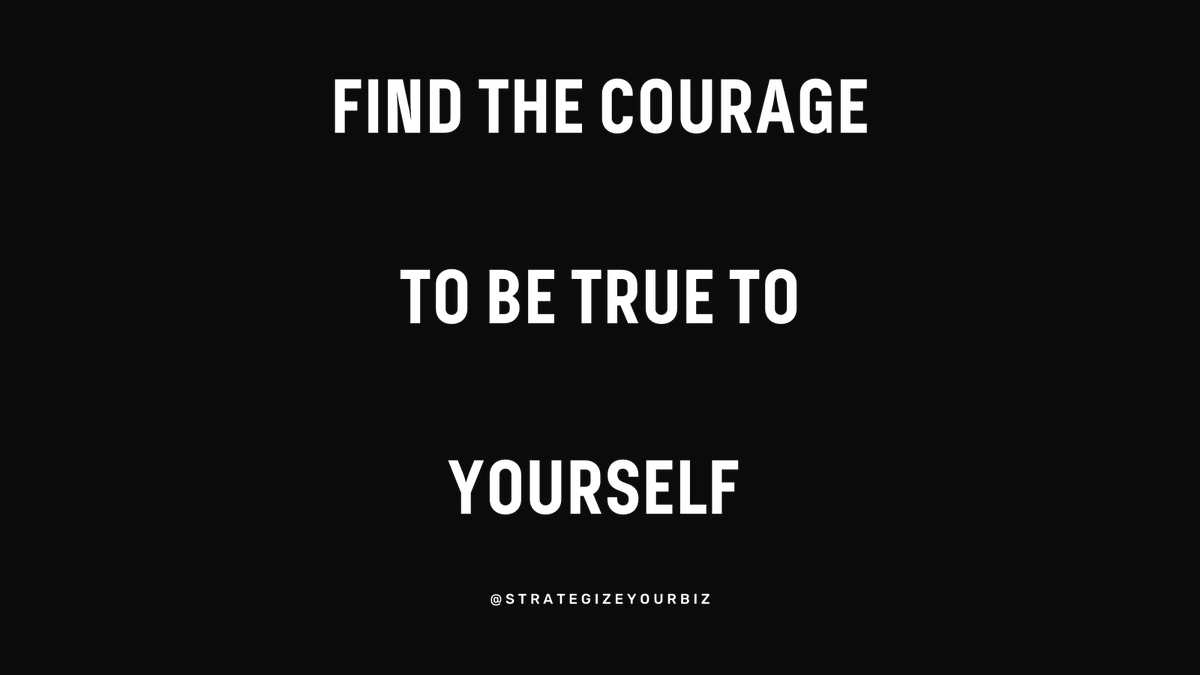 If you can't be true to yourself, you can't be true to anyone else 🙌🏾

#authenticity