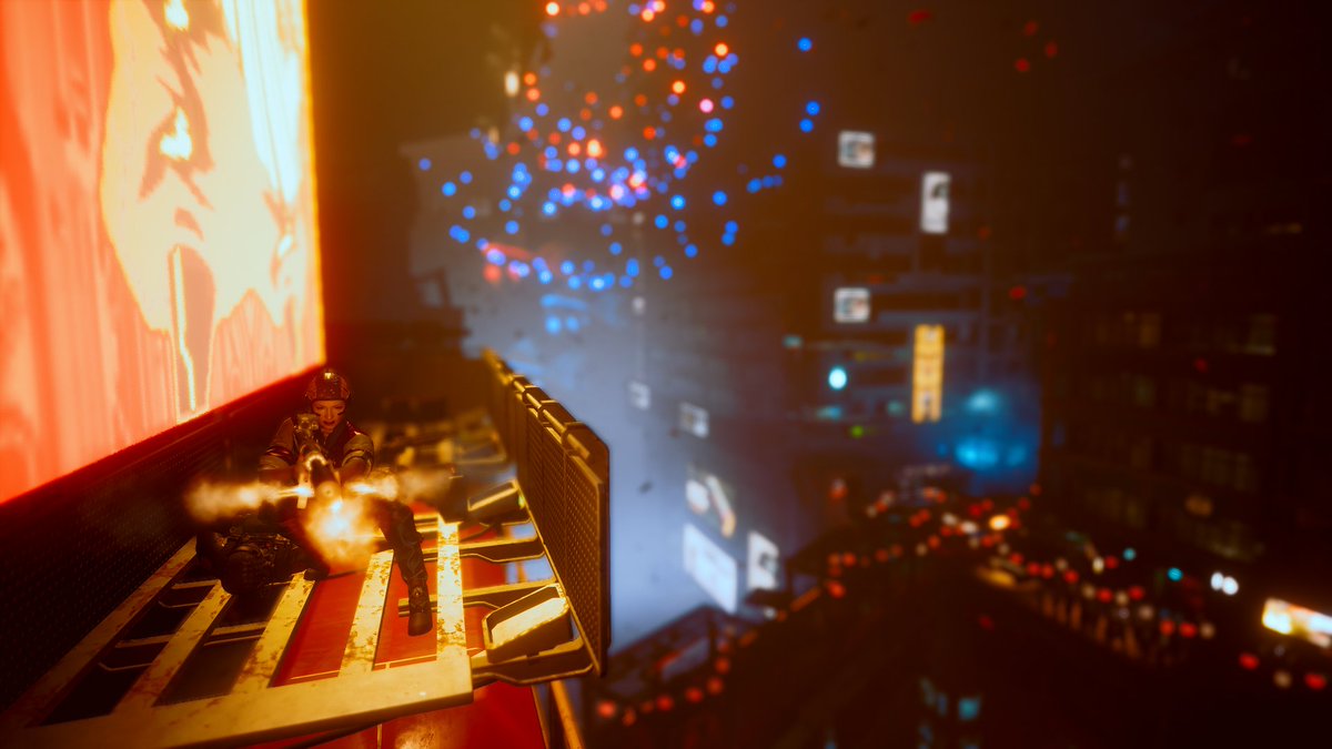 Action at the parade! They didn't know there was another sniper!
#Shutterpunk2077