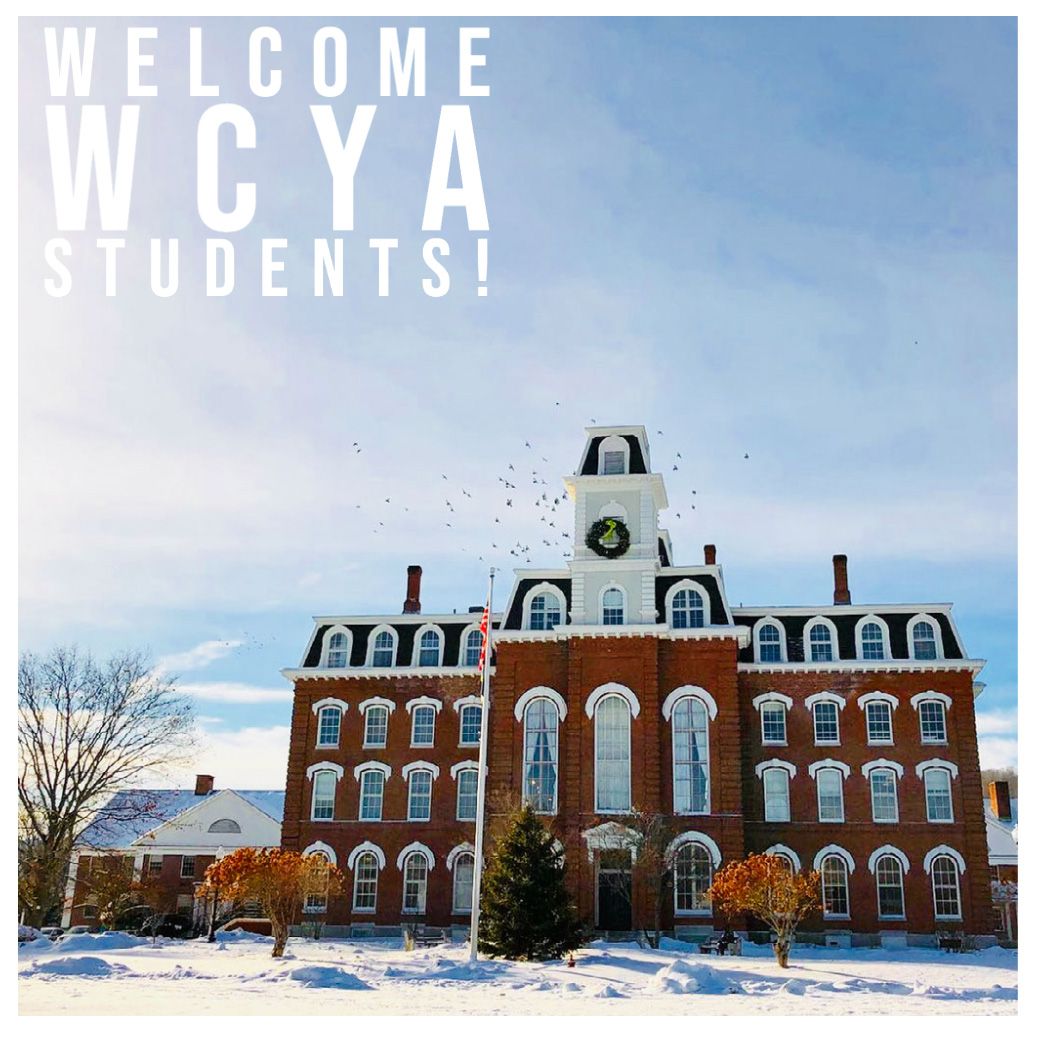 VCFA's tweet image. We are excited to welcome students to the @VCFAWCYA Winter 2021 Residency! VCFA staff will miss the laughter that the @vcfawyca community brings to campus, but are so happy we can still connect remotely! There are amazing public events scheduled:  vcfa.edu/mfa-in-wcya-wi…