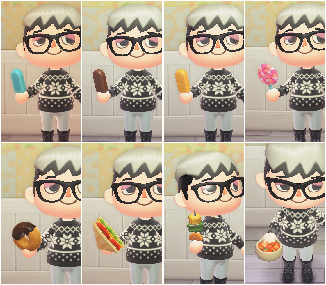 doom_mori's tweet photo. All handheld items the player can hold that you normally can’t have because they are npc, villager, situational items
Part 2
#AnimalCrossing #ACNH https://t.co/KlDq34QDJg