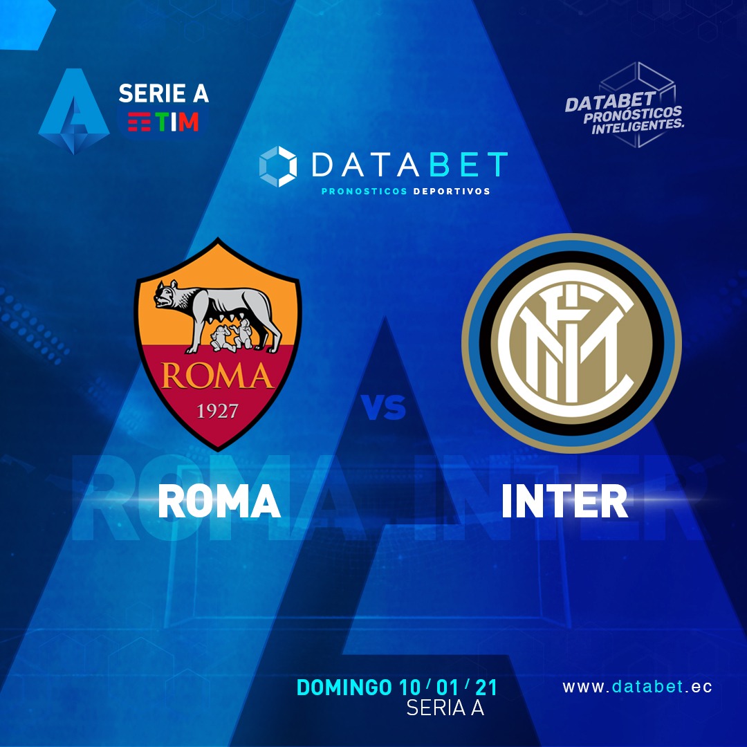 DatabetOficial's tweet photo. Mañana en el Estadio Olímpico de Roma por la jornada 17 de la Serie A, Roma recibe a Inter.
¿Cual es tu pronóstico para este encuentro? #databet #SerieA #Roma #INTERDEMILAN https://t.co/Puh64aTFFE