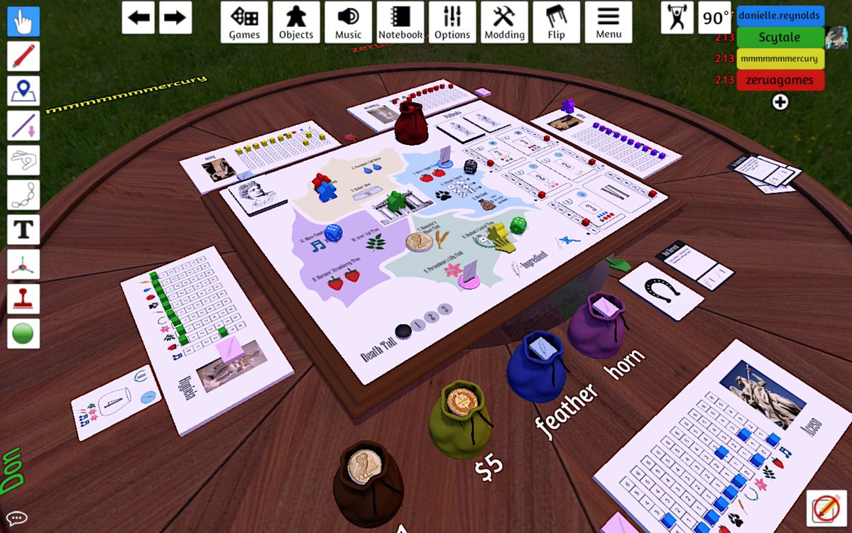 TokenGaymer's tweet photo. Lot's of amazing feedback on my #game Daughters of Asclepius during the #ProtospielOnline! #boardgame #tabletopgame #greekgame https://t.co/xLEMxL2QDw