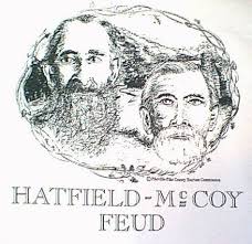 McCoysB4theFeud's tweet photo. "The #Hatfield - #McCoy #feud began in the mountainous Tug River valley. The #TugRiver separates #WestVirginia from #Kentucky and separated most of the Hatfield and McCoy clans.” #DevilAnse was the leader of the Hatfields and #RandolphMcCoy was the leader of the McCoys. https://t.co/FCUvAgIfgH