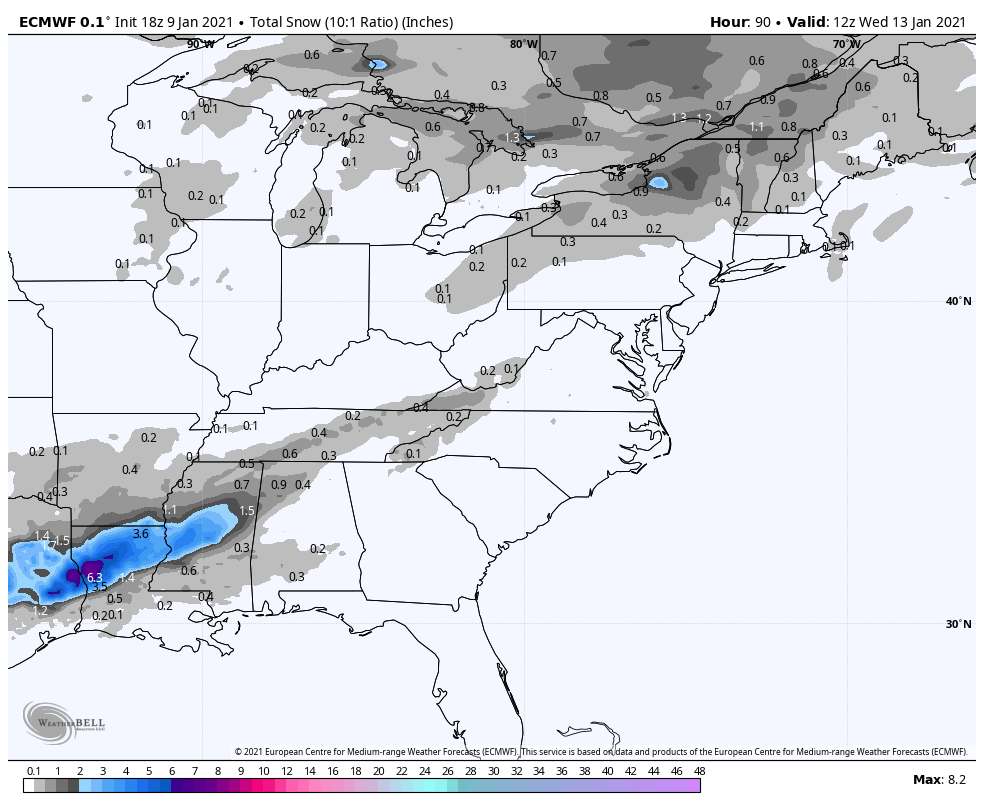 ttasselWBAL's tweet image. Torture for snow fans around here: by Wednesday morning Shreveport, LA might have more snow this winter than Baltimore. Ugh! #snow #MdWx #SouthernSnow