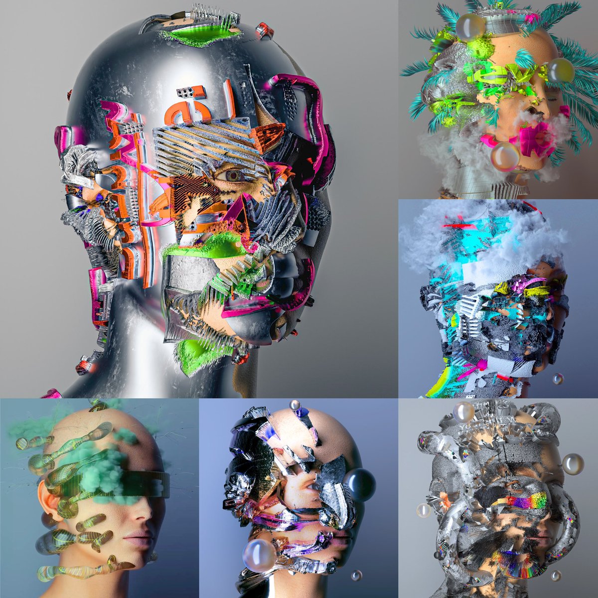 mbsjq's tweet photo. Just alittle bit Loopy. #loopyluna #digitalart #maxon #adobe #mbsjq #cryptoart @STUDIOJQ https://t.co/A9fKKH50Tc