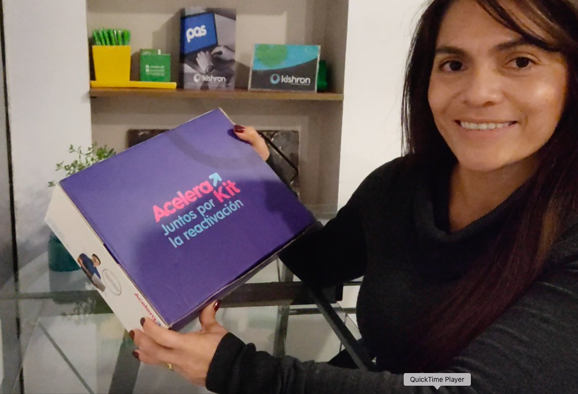 Kishron_it's tweet photo. En #Kishrón acabamos de recibir nuestro #AceleraKit y estamos muy felices por ser parte de esta iniciativa que busca apoyar a los empresarios de las #IndustrasTI. Gracias Ministra @karenabudi por el apoyo. #JuntosPorLaReactivación
https://t.co/s4YqeWwrJr https://t.co/88k1djDn2a