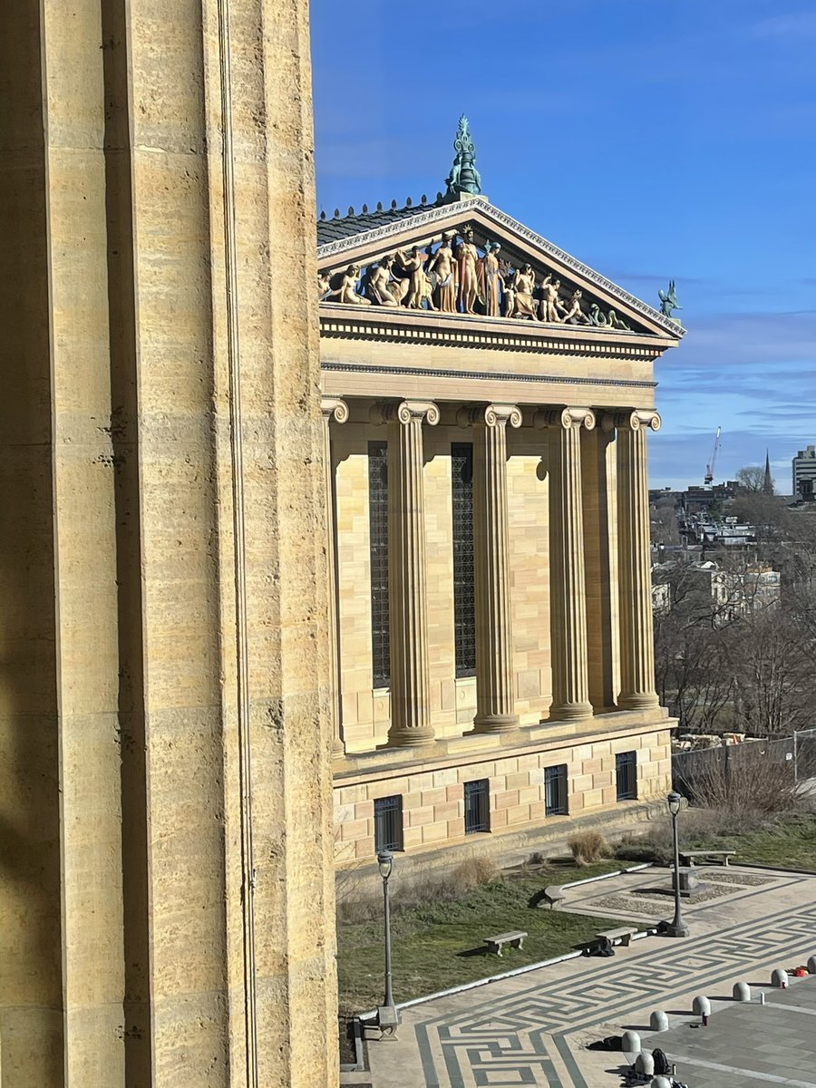 KrisInKitchen's tweet photo. SO nice to be back “home” today @philamuseum !  Have missed everyone’s smiles and the #ART!  A great day of #slow-looking at #history #masterpieces &amp; rotating displays in #contemporary art.  Thank you! 🖼🥳🎉 https://t.co/CnQRbnB3vx