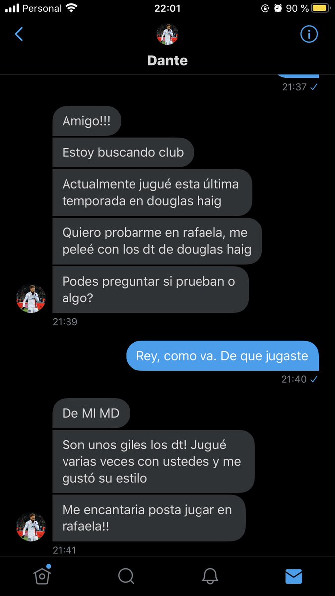 zPorti77's tweet photo. A todos los DTS no metan a gente como éste en sus clubes @Dante88092915 muy tóxico, ya tuvo problemas en Douglas, quiso venir a chapear con eso y terminó bardeando a nuestro club. RT para llegar a más gente así no se comen el garrón 🙏🏻 https://t.co/kn3Ai6N18a