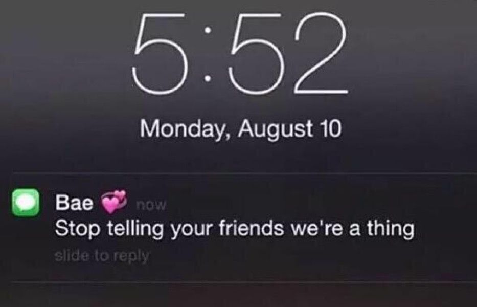 When she texts first 😍