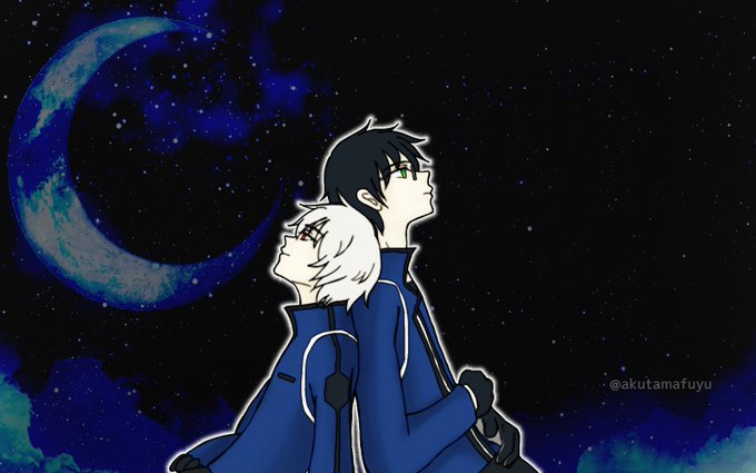 背中合わせのtwitterイラスト検索結果