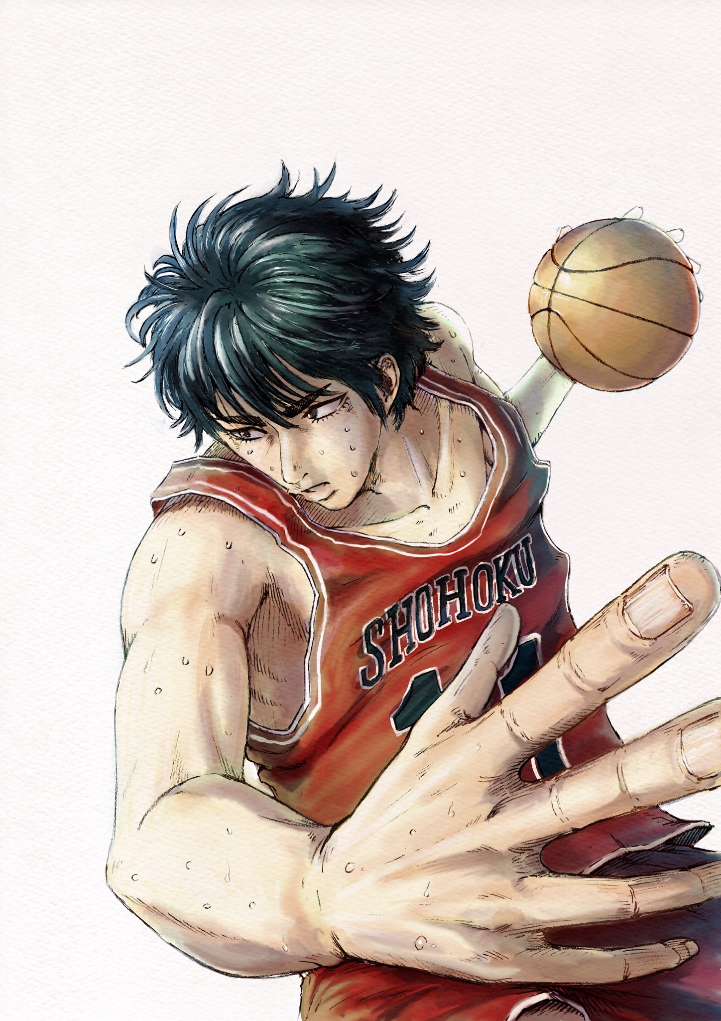 萌栗もこ スラムダンク映画化 を記念して流川君描きました Slamdunkmovie スラムダンク映画化 絵 落書き イラスト いい絵を描くのでフォローしてください 絵描きさんと繋がりたい イラスト好きさんと繋がりたい 絵師さんと繋がりたい